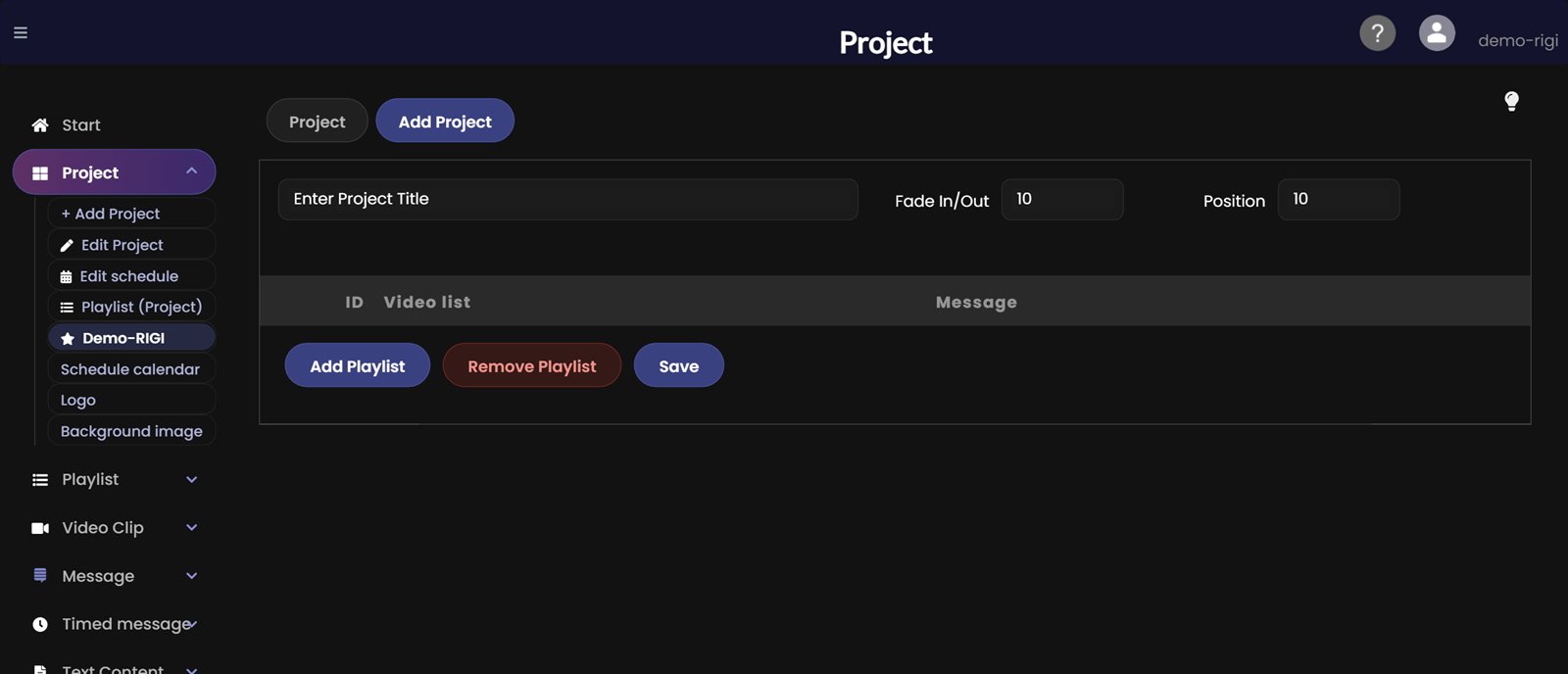 Add project