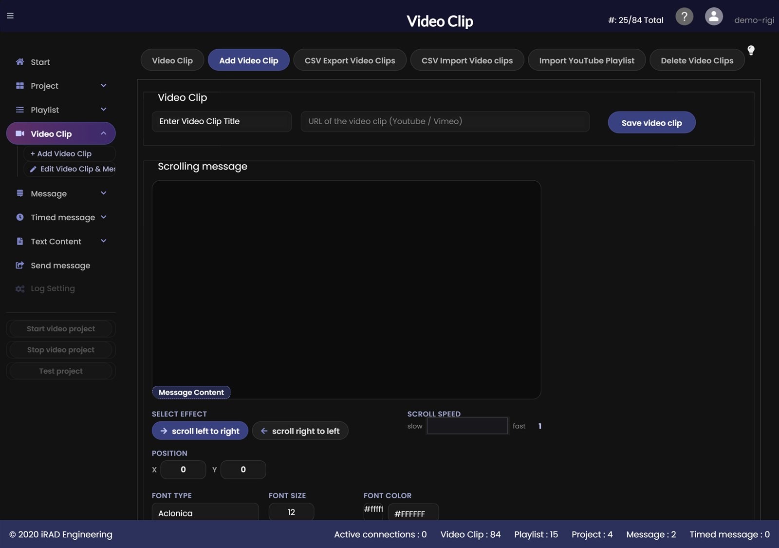 Add video clip