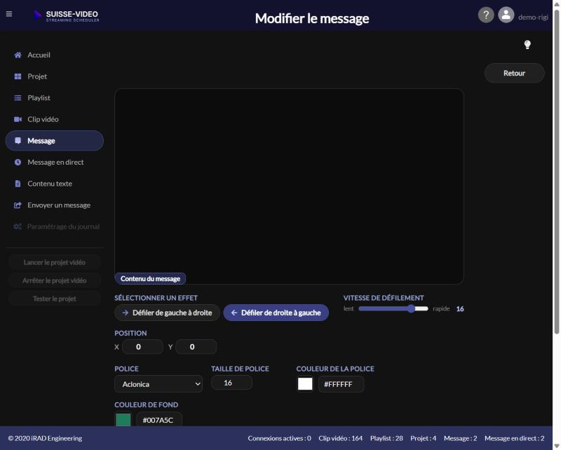 Modifier le message