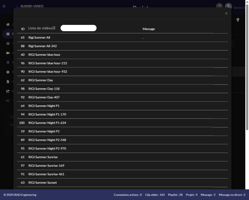 Ajouter une playlist au projet
