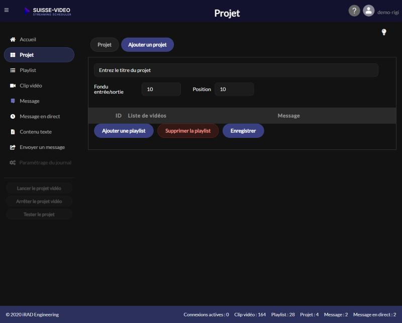 Ajouter un projet