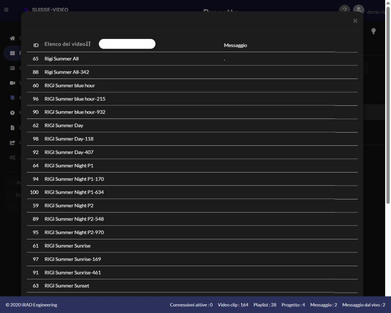 Aggiungere una playlist al progetto